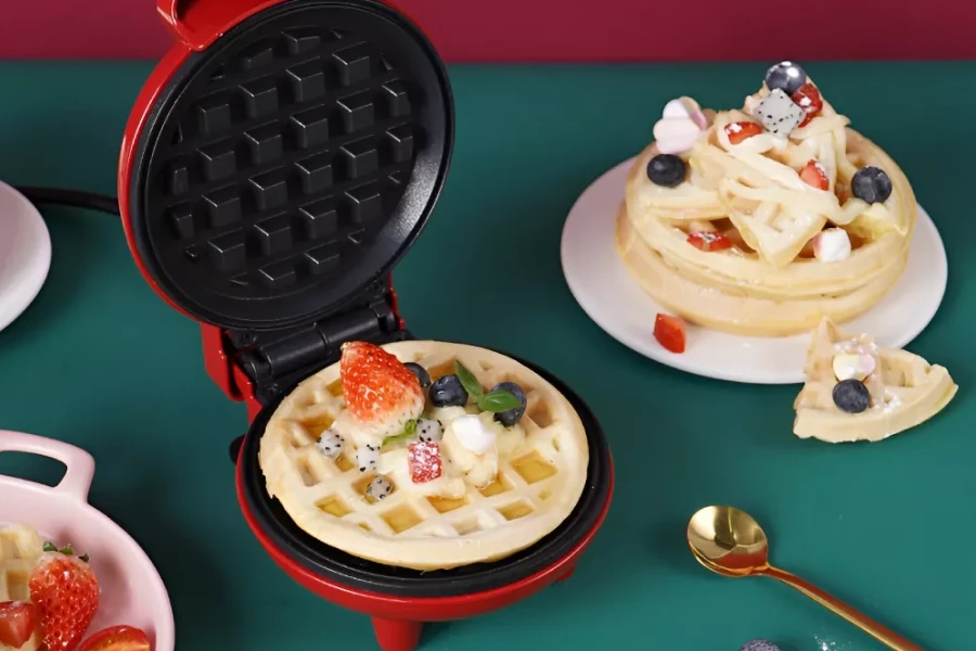 Portable Mini Waffle Maker