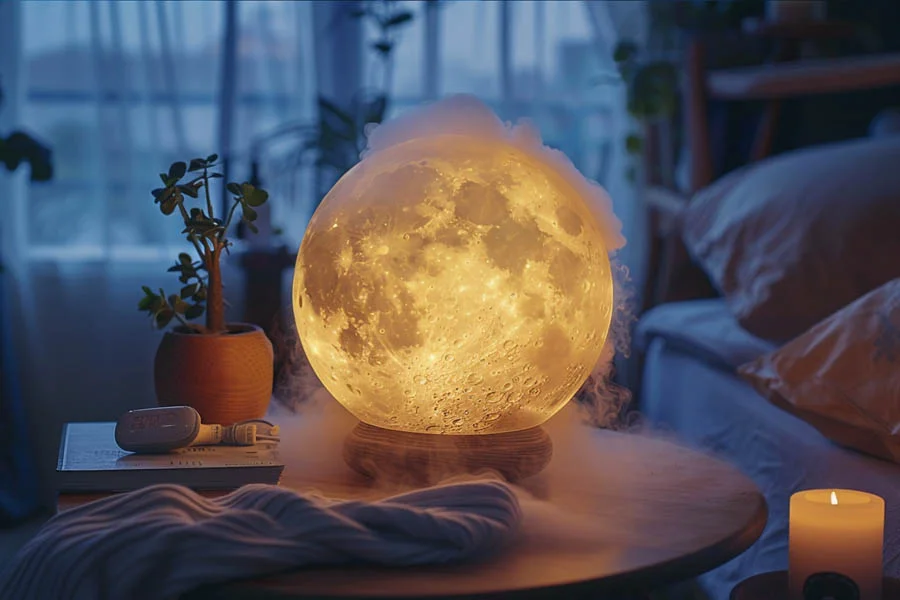 USB Moon Lamp Humidifier 